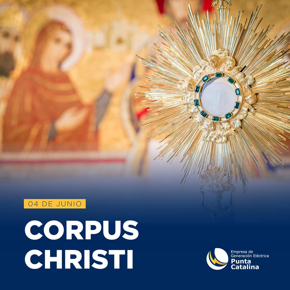egepcrd's tweet photo. Hoy celebramos el Día de Corpus Christi, una de las festividades más entrañables del calendario cristiano. Una fecha que nos une en fe, tradición y comunidad. ✝️🕊️

#CorpusChristi #CulturaDominicana #EGEPC #PuntaCatalina https://t.co/MfodN1Gn18