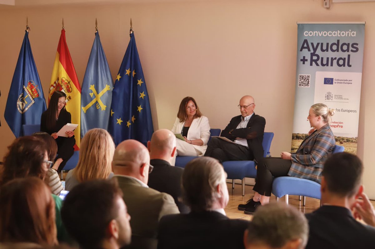 ASTURsabor's tweet photo. Hoy participamos en el Foro desafíos y oportunidades de la España rural: Asturias, organizado por la @fmapfre y presidido por su Alteza Real Doña Elena de Borbón en Oviedo.

Gracias por contar con nosotros para esta jornada y ser partícipes. 
#mediorural #emprendimiento #ayudas https://t.co/tLXqAPpb1s
