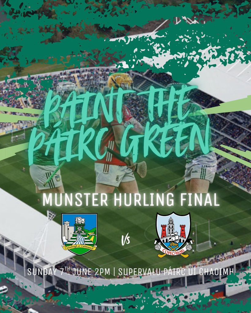 LimerickCLG's tweet photo. Let’s Paint the Páirc GREEN https://t.co/diSbkTjTL5