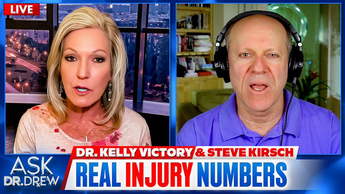 DrKellyVictory's tweet photo. Looking forward to my conversation today with the great @stkirsch! We’ll be discussing the MOUNTAIN of evidence regarding COVID mRNA injuries and deaths, plus data about vaccines, autism and chronic disease. I’ll be filling in for @drdrew and taking calls on @AskDrDrew at 2:00pm PT/5:00pm ET, so plan to join us LIVE on X Plus, Rumble, Gettr, YouTube, Twitch and Facebook!