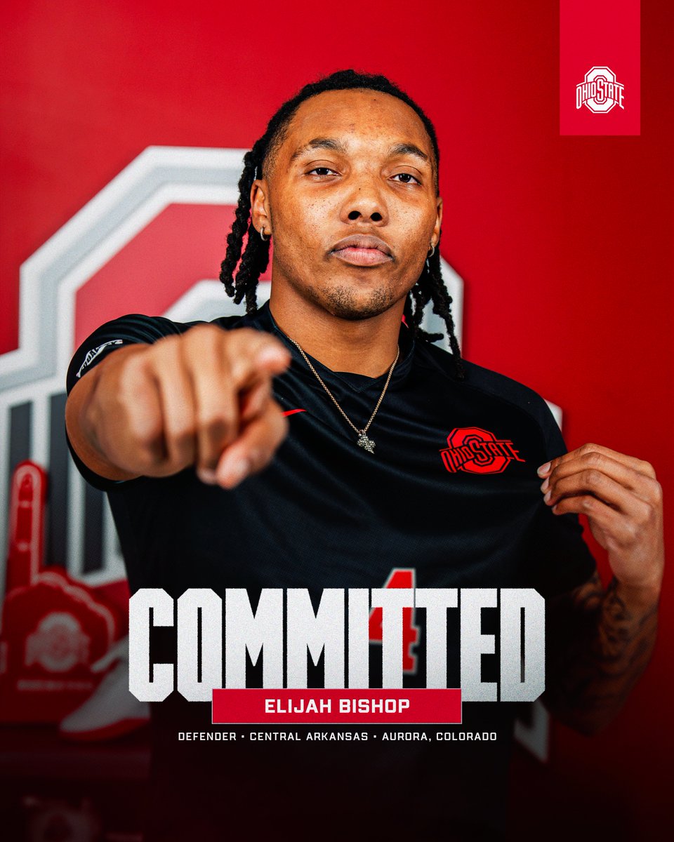 OhioStateMSOC's tweet photo. 🛡️ The Scarlet and Gray await. Senior transfer Elijah Bishop adds experience and leadership to the Buckeye back line. The Aurora, CO native arrives from Central Arkansas after developing with Real Colorado.
#GoBucks https://t.co/g63VtQosRV