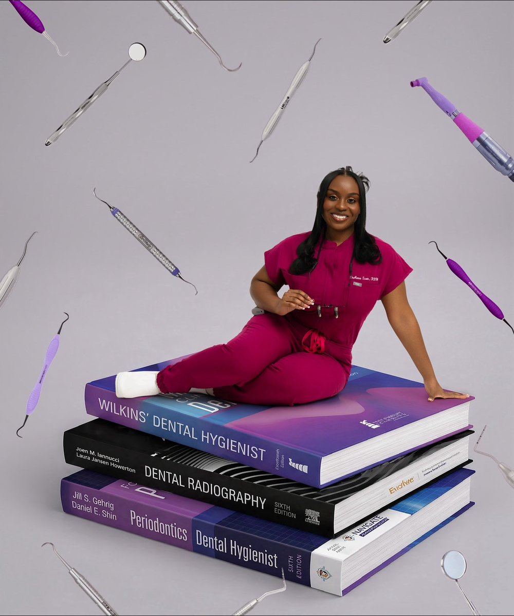 InqusitiveRumor's tweet photo. Messed around and became a Registered Dental Hygienist yesterday yall 🎓🦷 #dentalhygiene #RDH https://t.co/fnNCntLUKo