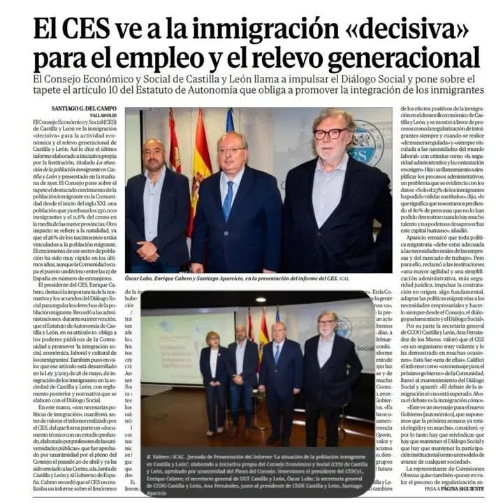 AlberNovoa's tweet photo. El @elmundocyl manipulando información y ocultando a la Secretaria General de @CCOOCyL en un acto del @cescyl sobre la inmigración.
Será por su condición de mujer? O por tratarse del sindicato más importante de #España y #CastillayLeón? https://t.co/aAcwb7jmYc