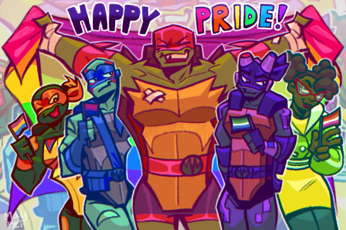 10CartonsOfMilk's tweet photo. Ptide!!!
Feat my headcanons
#tmnt #rottmnt #pride https://t.co/XFaIryEcRc