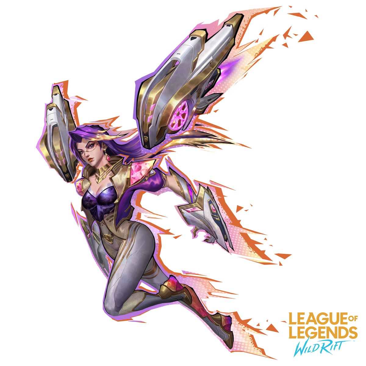 waywardcxnnibal's tweet photo. Prestige Select Neon Daredevil Kai'Sa render and sketches by 不稳异能 for Wild Rift. https://t.co/7X9nggndyo