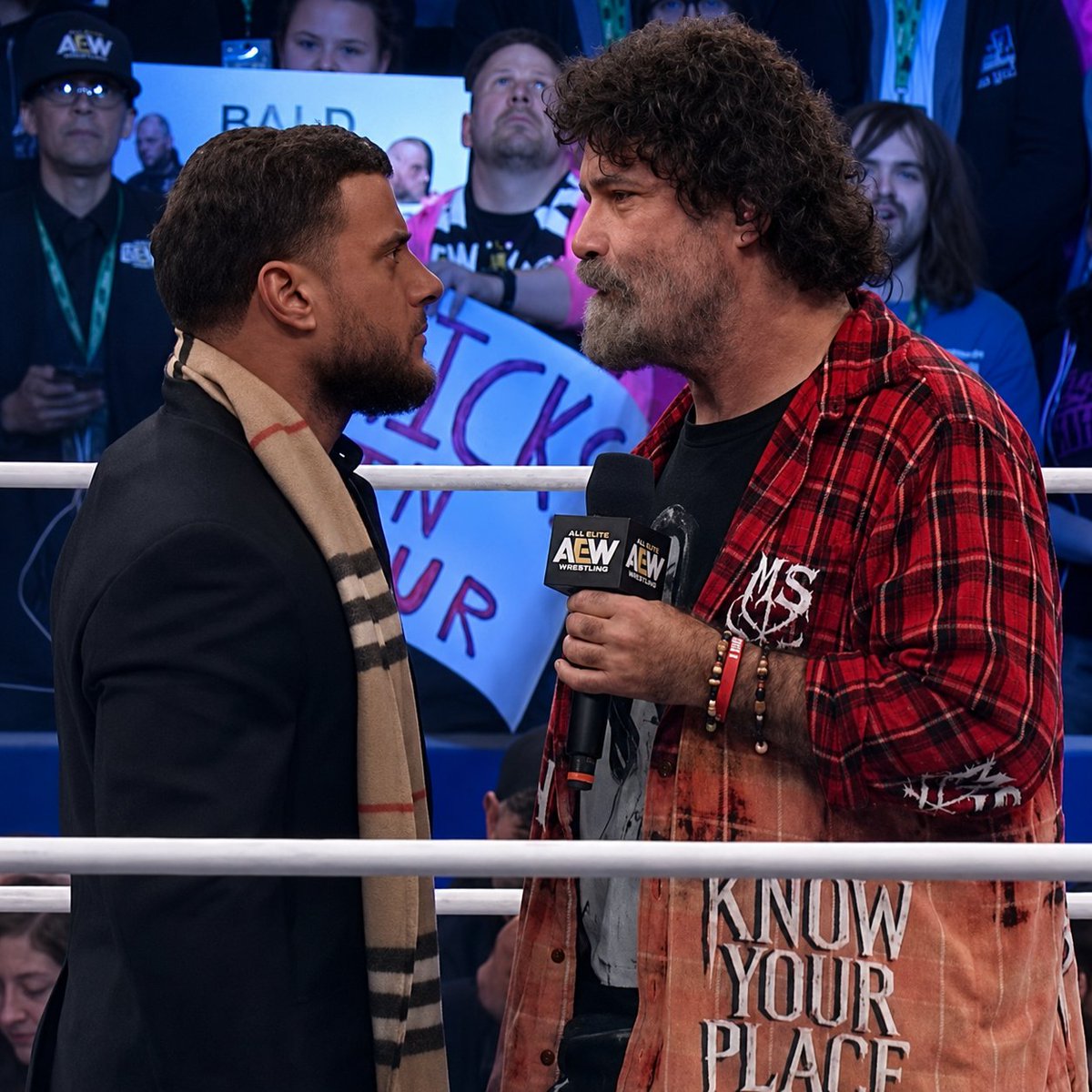 TheDrainmaker's tweet photo. Mick Foley says he does have ONE LAST MATCH in him:

“I think, yeah. I have one more last good match in me. I just believe it would have to be... all the stars would have to align. It would have to make sense.”

(Ariel Helwani) https://t.co/P1hOQQr8i5