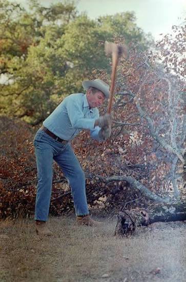161phi's tweet photo. @lilchiva Dunno whether music will help .   Reagan &amp; w used to chop wood https://t.co/uWDSxjO5js