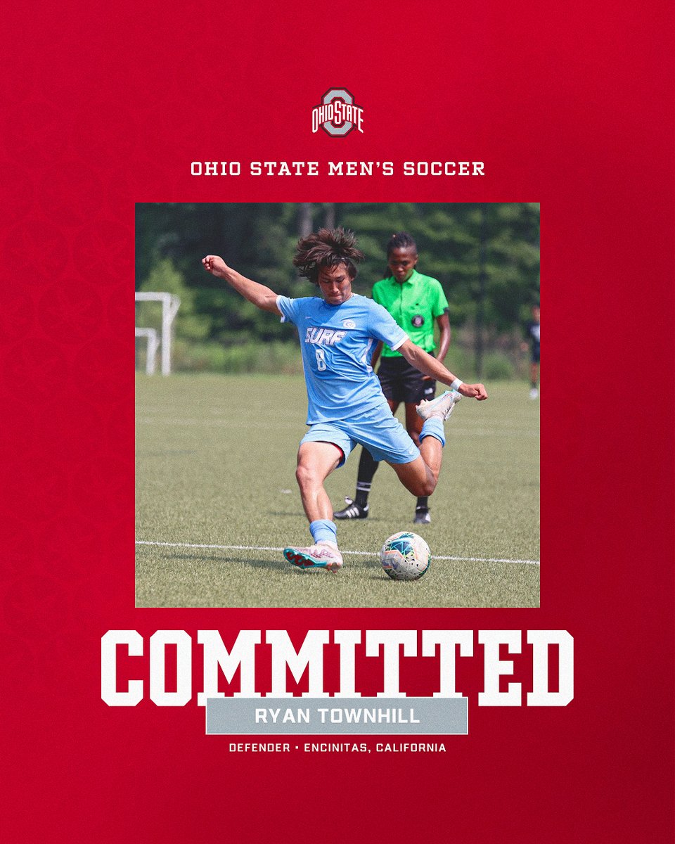 OhioStateMSOC's tweet photo. 🛡️ Ready to make an impact. Ryan Townhill brings versatility and experience to Columbus, arriving from Encinitas, CA after playing for San Diego Surf.
#GoBucks https://t.co/I4V26yqLYl