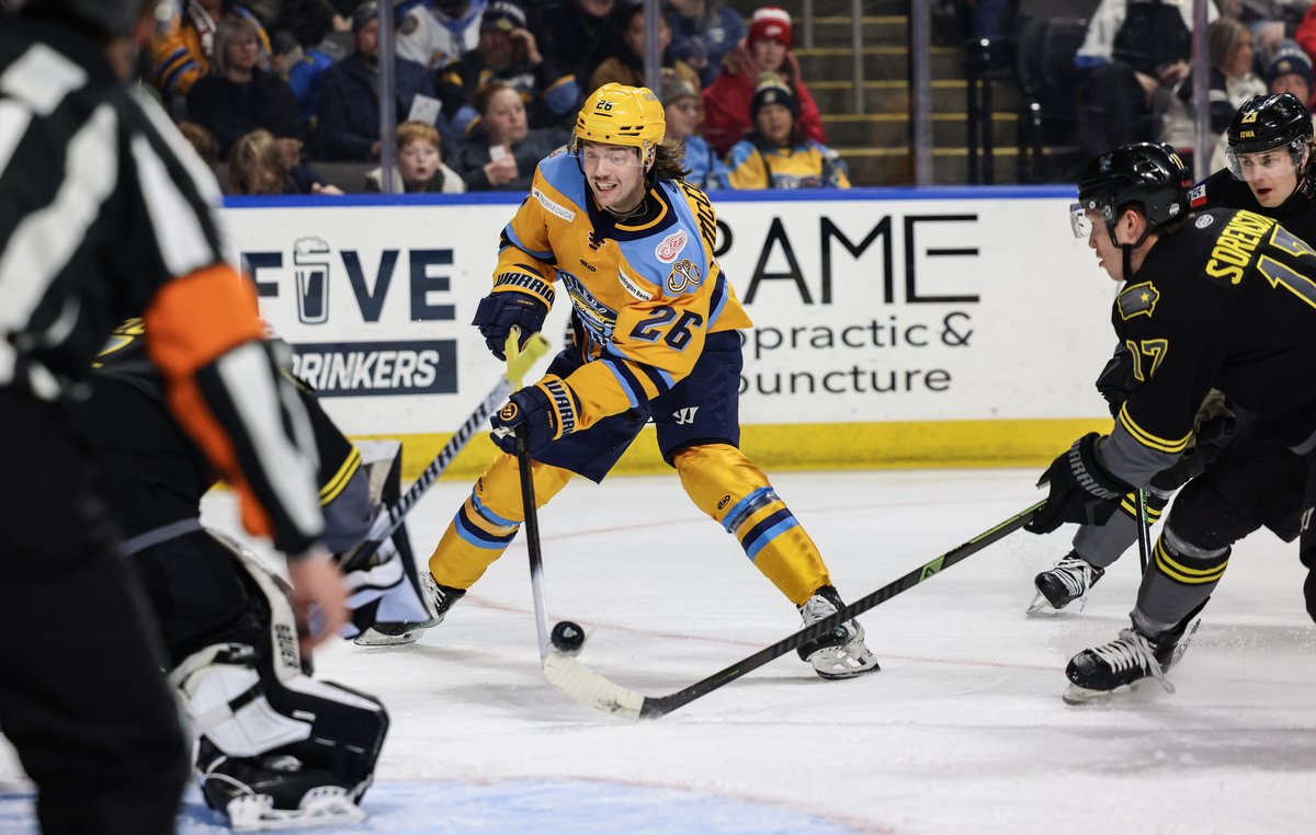 MonroeBlade's tweet photo. ECHL = Ever Changing Hockey League. 
Looks like @ToledoWalleye D Riley McCourt is heading back overseas. He has signed to play for  Leksands IF in the Swedish Hockey League next season. McCourt finished third on the team in scoring with 53 points in 70 games last season. https://t.co/z5xb6kecUe