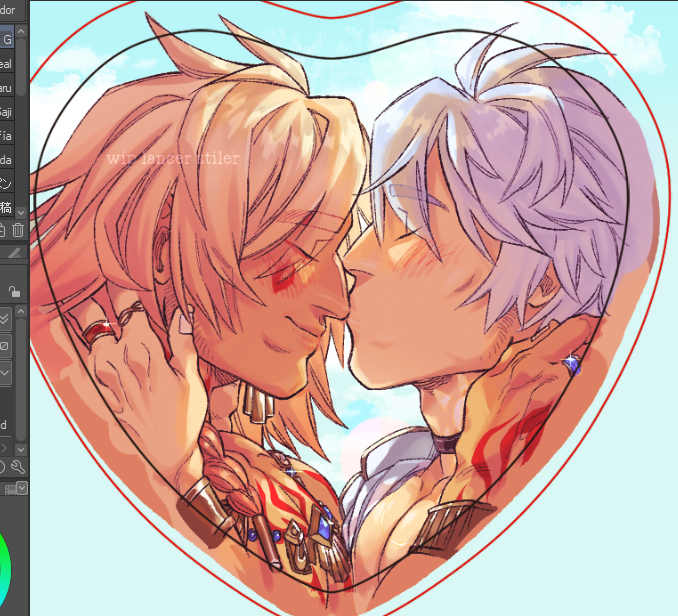 LancerStiler's tweet photo. Done in time for pride! #phaidei‌ #myphai https://t.co/Obe05MOv7c