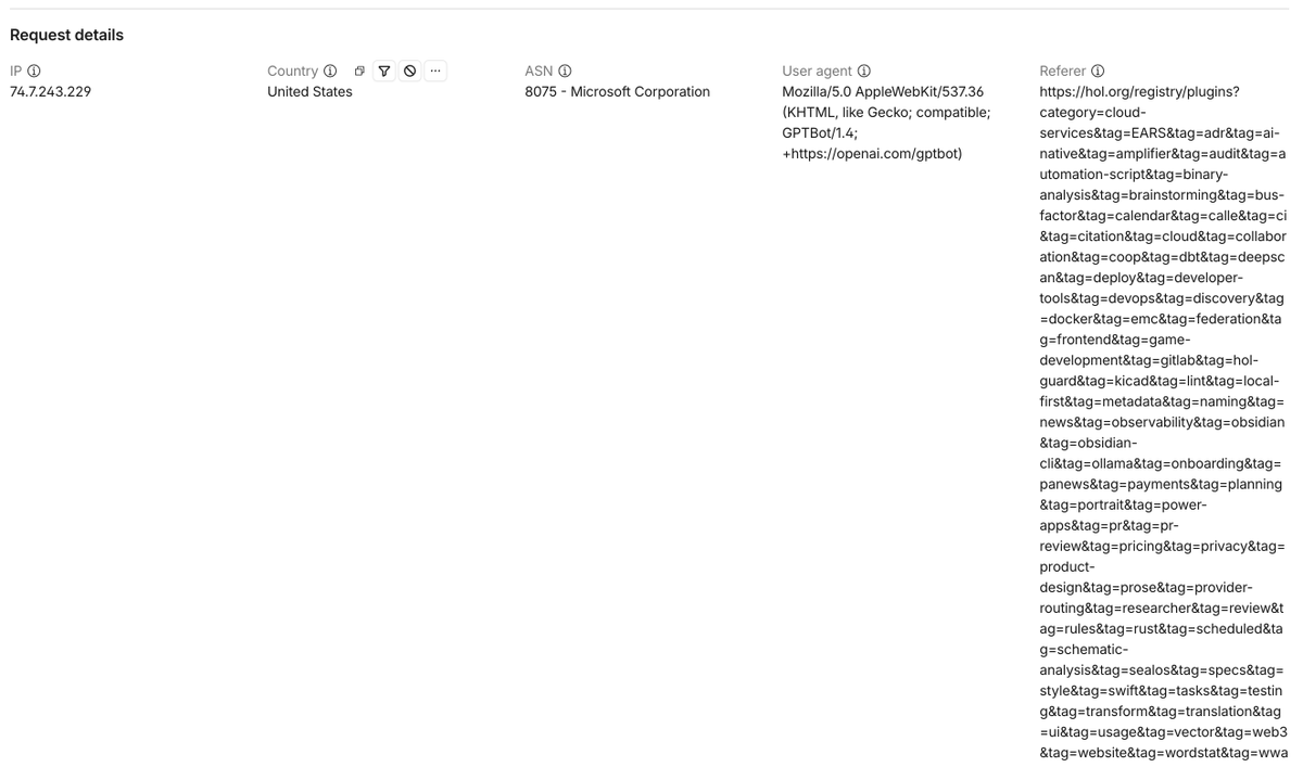 Kantorcodes's tweet photo. Hey @OpenAI - we love you but, any reason you are hitting our Codex Plugins page 17,000+ times in the last 30 minutes? https://t.co/L8N0nf9vqZ