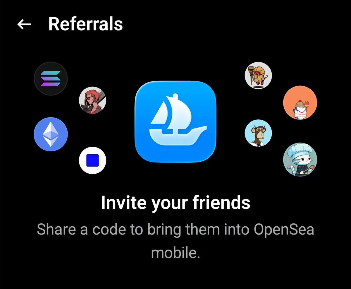 Ayodejidesigner's tweet photo. Got 3 codes to share for OS mobile.

If you trade with opensea (frequently) and would love to use mobile too, lmk. https://t.co/sovG426QLz