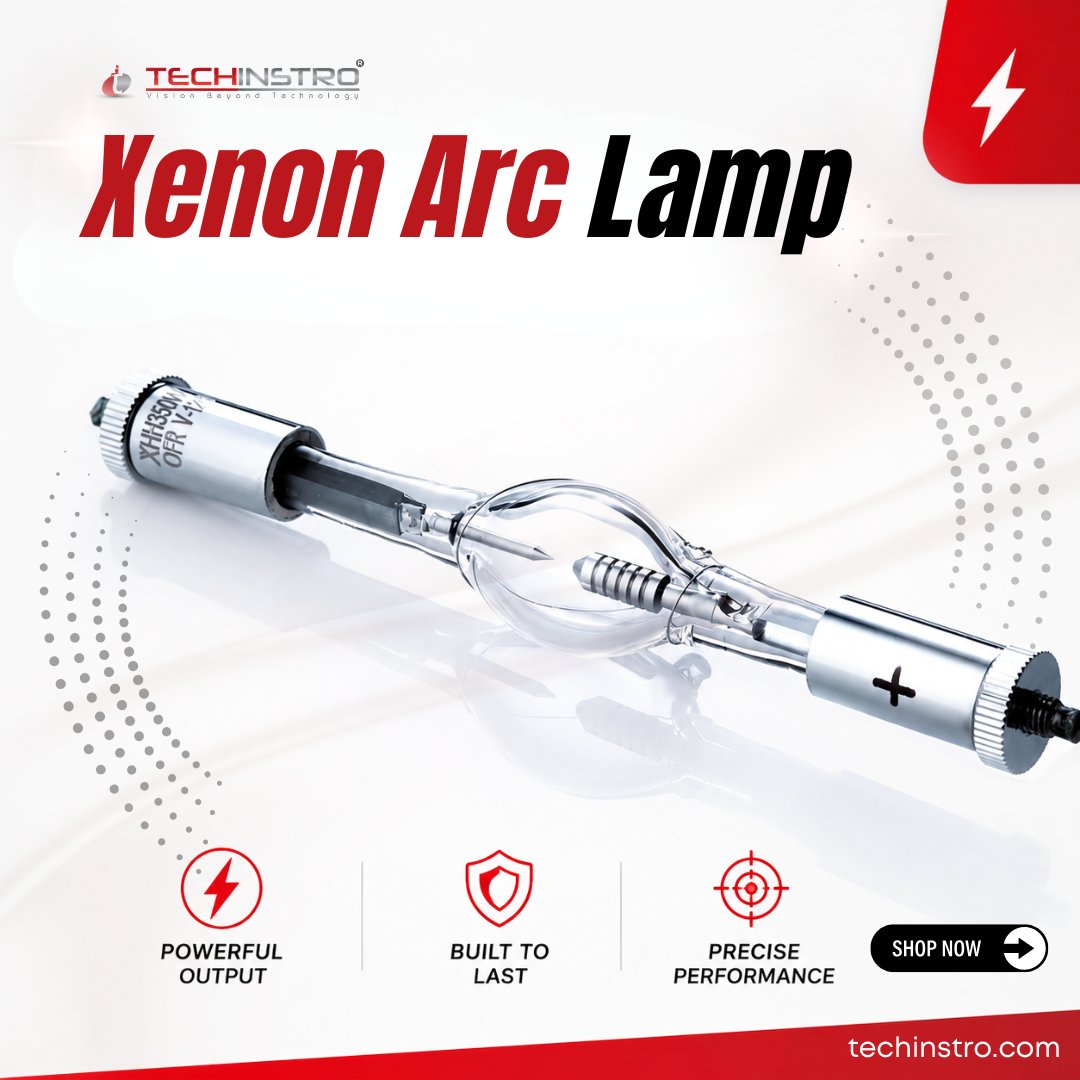 techinstro's tweet photo. Techinstro's Xenon Arc Lamp delivers high-intensity, bright white light with a spectrum closely matching natural sunlight.
β
Stable arc performance
β
Ideal for scientific & industrial applications
#ShortArcLamp #LightSource #Spectroscopy
Buy :https://t.co/5au0EEpW5V https://t.co/6qDAU2e40W