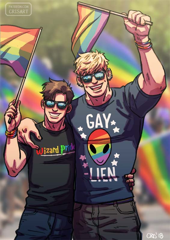 Cris__Art's tweet photo. "Pride month" ♥🌈 https://t.co/5isoDzDyER