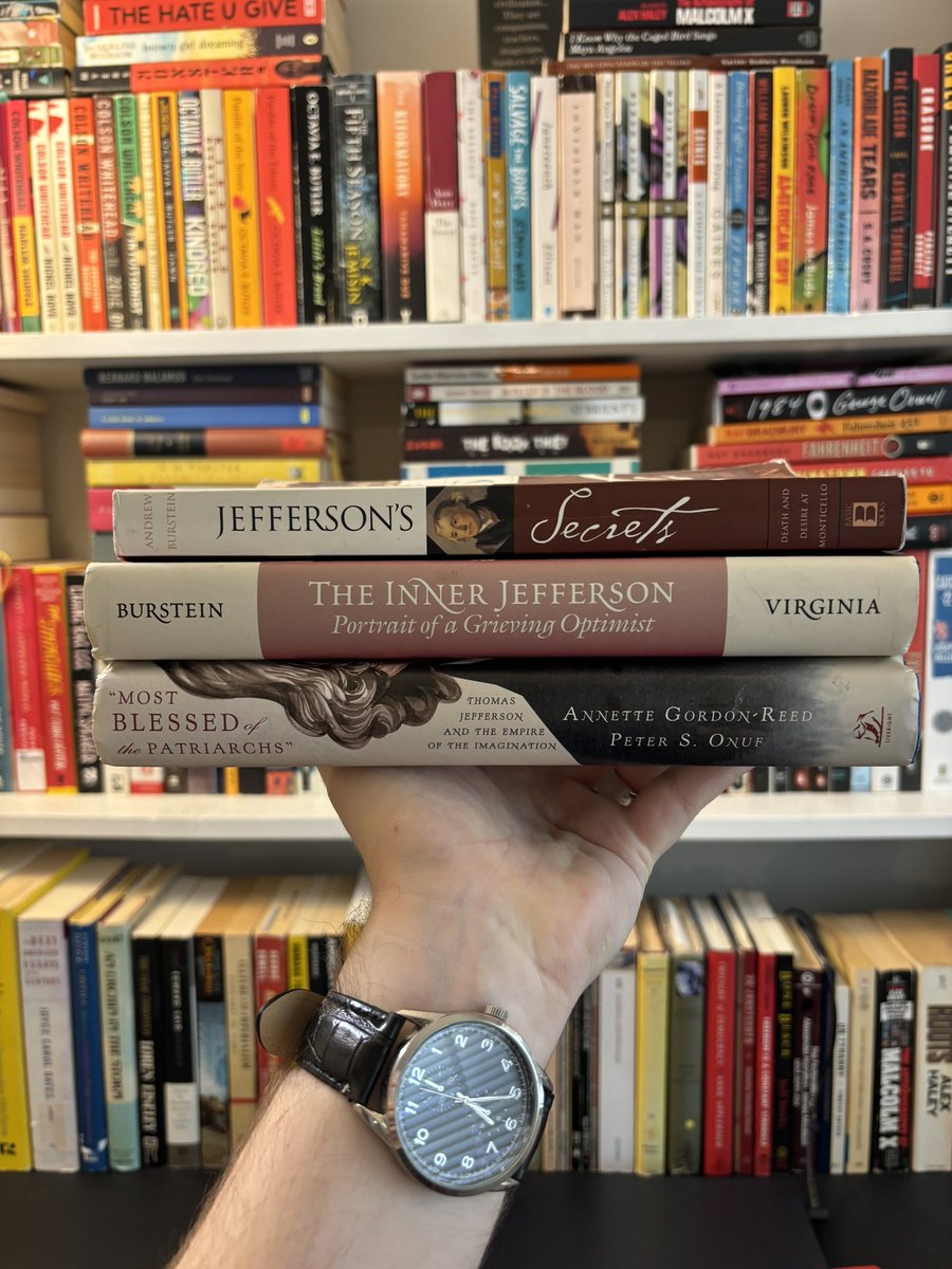 TDogAllen9's tweet photo. Three nonfiction books on Thomas Jefferson. https://t.co/MBMg7HDkTF