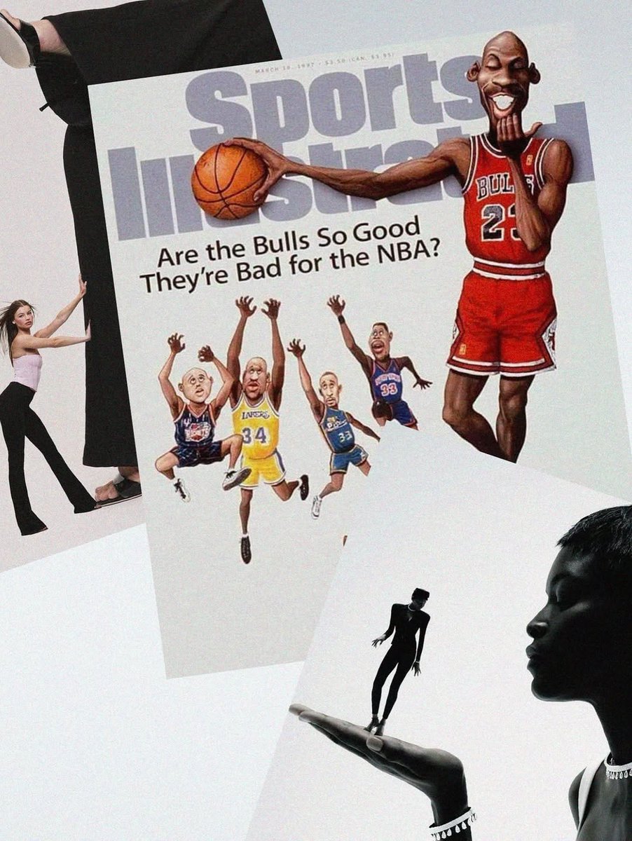 JustFreshKicks's tweet photo. A surreal sports editorial inspired by the March 10, 1997 Sports Illustrated Michael Jordan cover 🏀 https://t.co/eQcpBdx4Wp