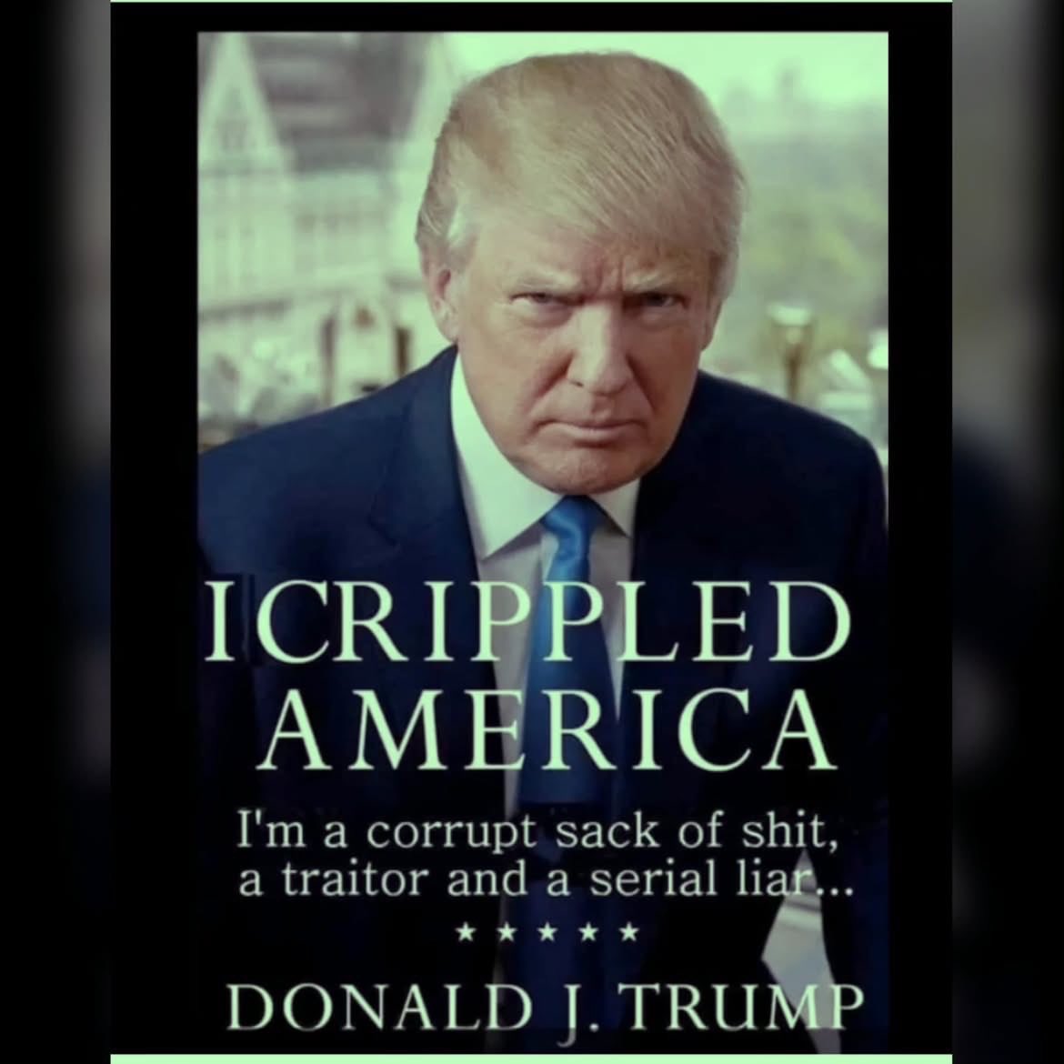 BoomTyler17's tweet photo. @MAGAVoice You’re all hopeless clowns.  I pray for lying donny’s demise every day https://t.co/YzT4x4cAbM