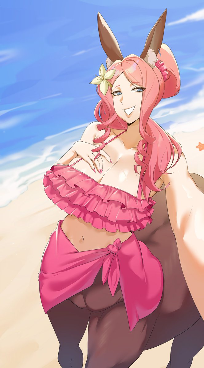 DandelionDaysVT's tweet photo. I promised you I'd take you to the Beach this Summer.

Want to go for a swim? Or should we go grab a snack~
#DandyDoodles by @Wozzu1🎨 https://t.co/PEhuqsFyP5