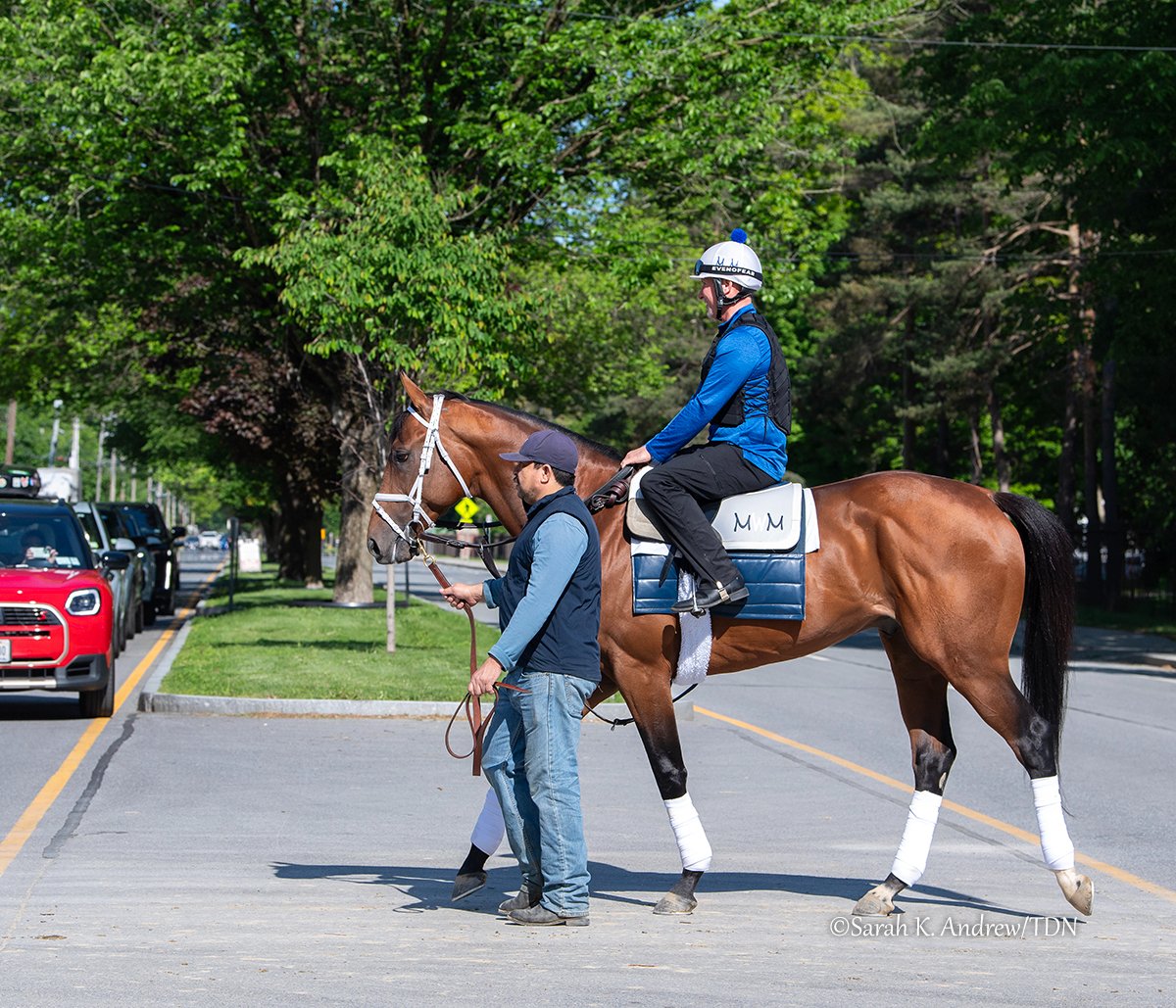 theTDN's tweet photo. 🗞️ Journalism at the Spa! 🗽

It was during this time last year that JOURNALISM (Curlin) closed out his Triple Crown race campaign with a runner-up finish to Sovereignty in the GI @BelmontStakes at Saratoga Race Course.

This year, the multiple Grade I-winning @mwmracing trainee faces a different kind of test as he returns to New York for Saturday's GI Metropolitan Handicap which boasts a very strong field, including 'TDN Rising Star' Nysos.

"We liked the timing of the Oaklawn Park Handicap, thought he ran a very solid race, and all indications are that he will move forward off the effort," said @AronWellman7 of @EclipseTBP. 

Following his third-place finish in the GII Oaklawn Handicap, Journalism returned to California, worked three times at Santa Anita Park and was shipped to Saratoga on May 27. He breezed a half-mile in :49.27 on the Saturday morning with Amelia Green aboard.

In what could be his final visit to Saratoga, Journalism will take on experienced top-quality runners with the added challenge of shortening up to eight furlongs for first time since he broke his maiden in November 2024. The Met Mile drew a field of seven, with Journalism drawing post seven.

Read more via @MKane49: https://t.co/BauCIXF0Mw