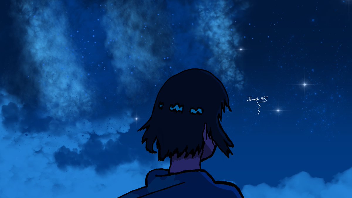 YusakuSanXIV's tweet photo. Today I drew my very first night scene a big thank you to @miloecute for your help ❤️ https://t.co/cSD9wvqfpW
