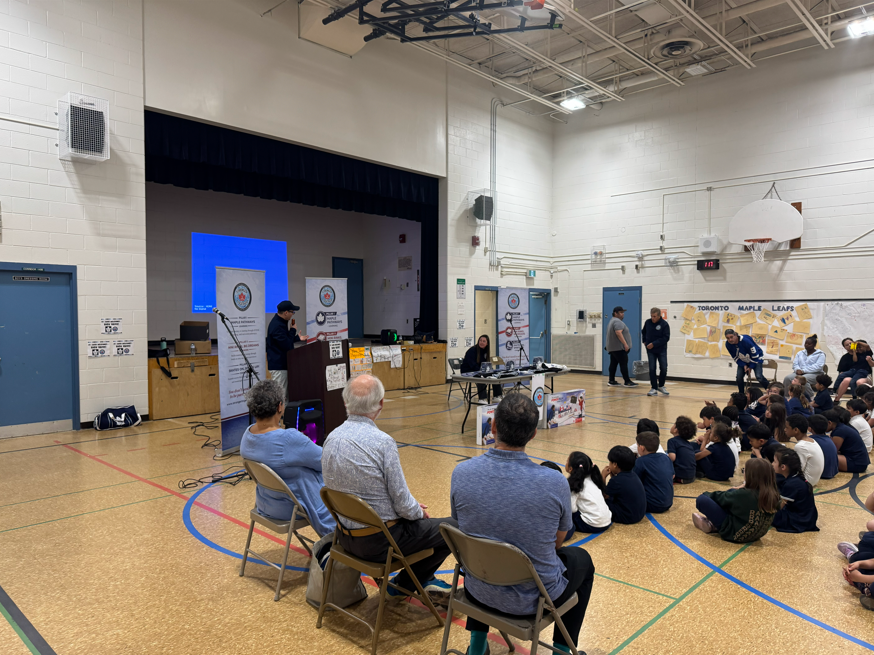 bellissimolaw's tweet photo. @STH_HCC had a fantastic joint visit with St. Rita and St. Luigi Catholic School! Focused on connection, teamwork and community, the visit highlighted the importance of belonging. We're excited to bring these experiences to more schools!

#StrongerTogetherHockey @MLSEFoundation https://t.co/CE389yK8cB