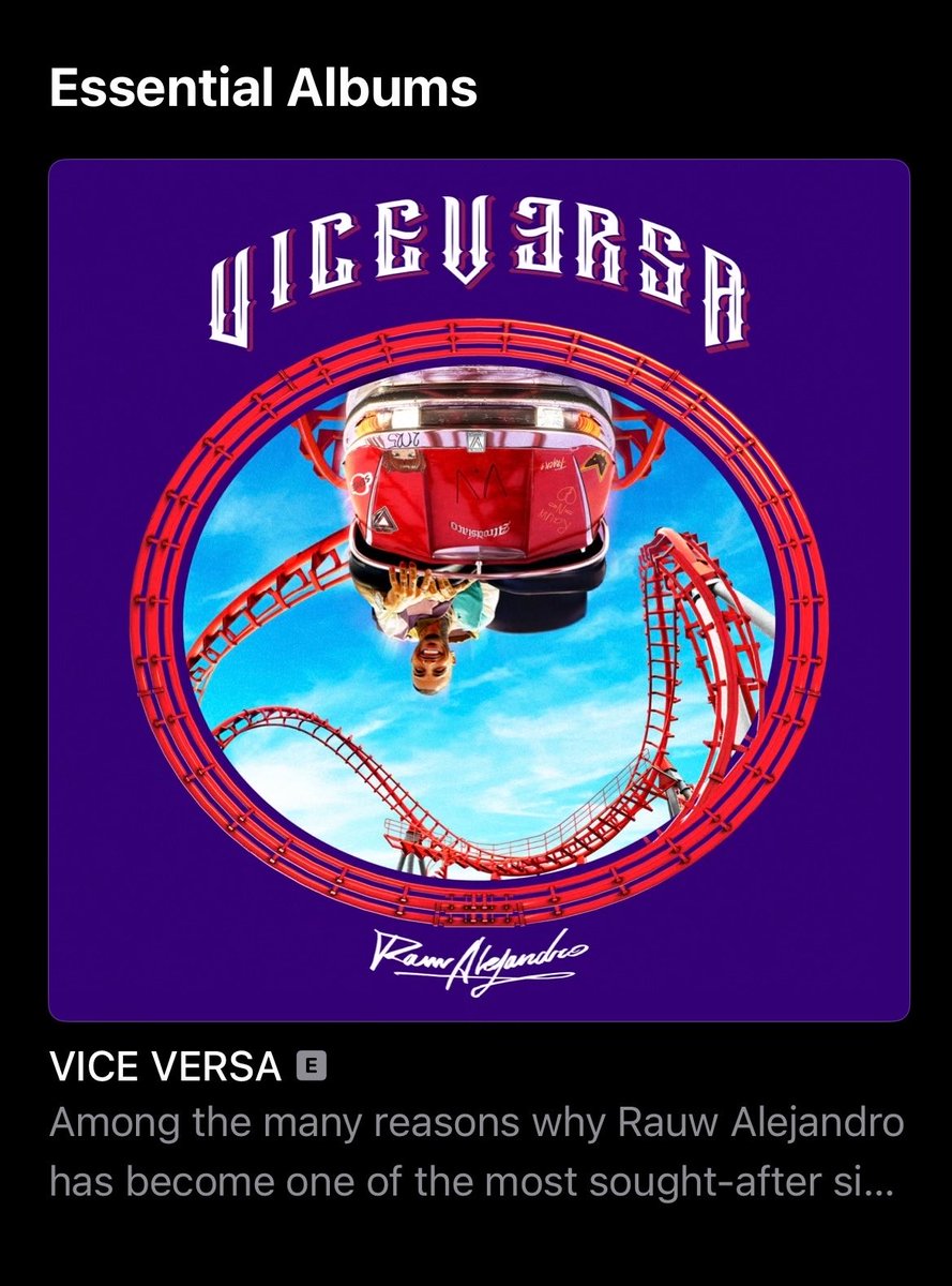 AASpotifyy's tweet photo. .@AppleMusic 

I have absolutely nothing against these artists but how do they have projects under the “Essential Albums” section but not Anuel AA? Real Hasta La Muerte isn’t a classic album for you guys? It’s the only latin album ever to have every single song certified platinum https://t.co/XSpQaMOX0S