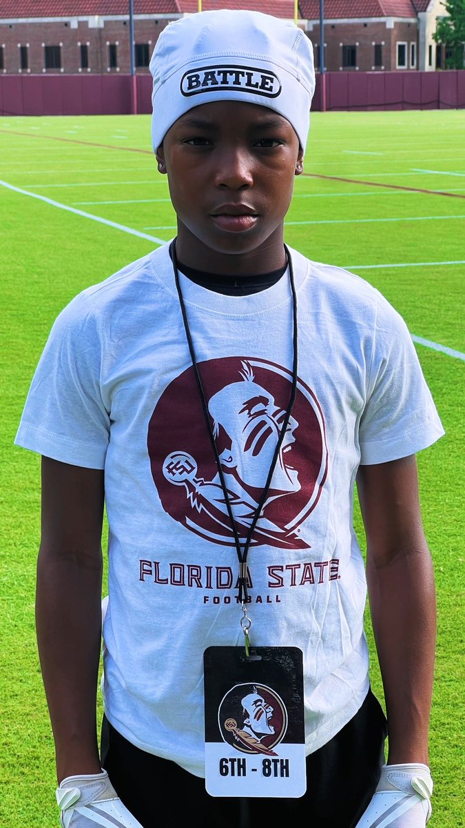 thereal_pacman3's tweet photo. Thank you for another great camp!  @FSUFootball @Coach_Norvell https://t.co/oN5m4y7sye