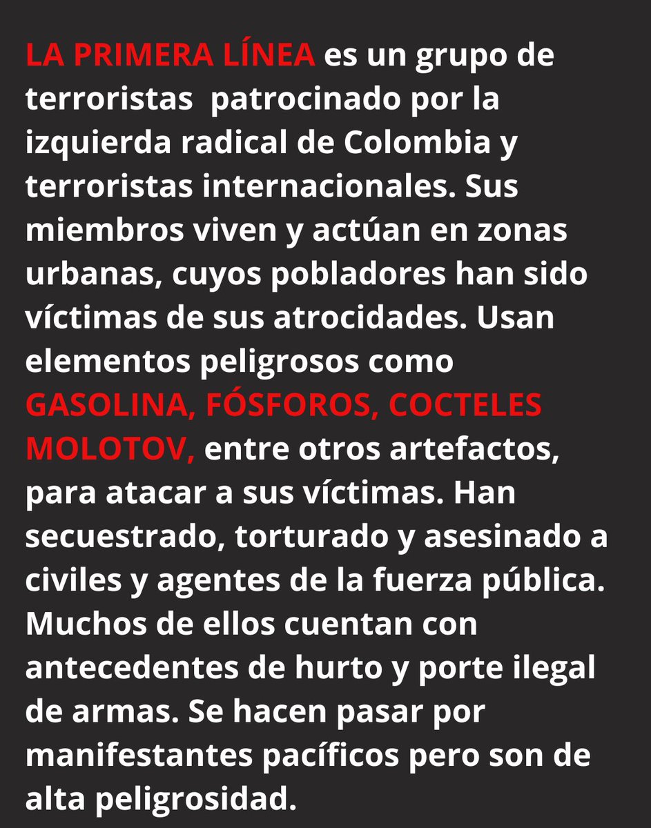 cmpc902's tweet photo. @CarlosFGalan @FiscaliaCol @PoliciaColombia @DefensoriaCol
¿La Primera Línea vandalizando y ustedes qué están haciendo? https://t.co/kux2bfrlZY