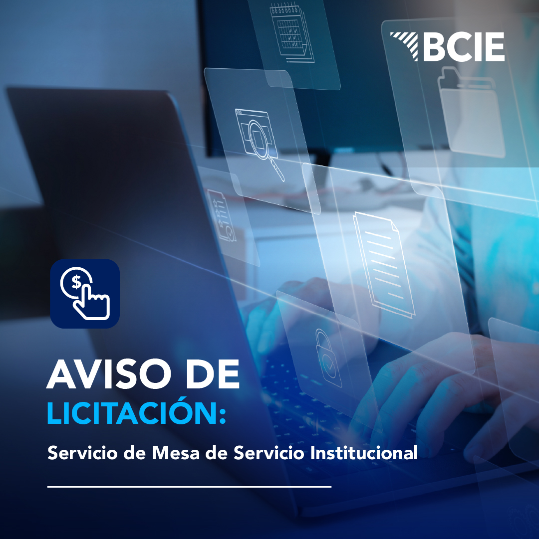BCIE_Org's tweet photo. ¿Tu empresa cuenta con experiencia en gestión de mesas de servicio, soporte tecnológico y atención a usuarios?​

El BCIE invita a participar en la Licitación Pública Servicio de Mesa de Servicio Institucional, orientada a la administración integral de la mesa de servicio, recursos especializados y plataforma tecnológica para la atención de usuarios internos y externos del Banco. ​

🗓️ Reunión informativa virtual: 04 de junio de 2026​

​🌐 Más información en el Portal de Proveedores del BCIE.​

https://t.co/TlfJqQf2tU​

BCIE: Motor de la Transformación Positiva.​

-------
​Does your company have experience in service desk management, technical support, and customer service?​

CABEI invites you to participate in the Public Tender for Institutional Service Desk Services, which focuses on the comprehensive management of the service desk, specialized resources, and a technology platform to serve the Bank’s internal and external users. ​

🗓️ Virtual Information Session: June 4, 2026​

🌐 More information on the CABEI Supplier Portal.​
https://t.co/TlfJqQf2tU​

CABEI Engine for Postive Transformation