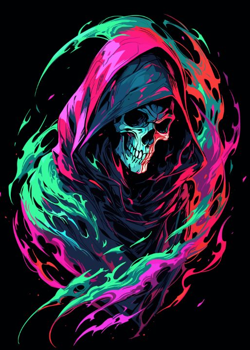 WWorld_Of_Stuff's tweet photo. Art of the Day! "A Psychedelic Death". Buy at: https://t.co/0EpA45dTwB https://t.co/EMgzabxu2z