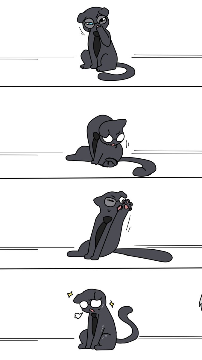 AniMaoo_2's tweet photo. Cleaning unsuccessful, Scent marking attack (Fog Kitties AU) https://t.co/Z7BQLX8u8N