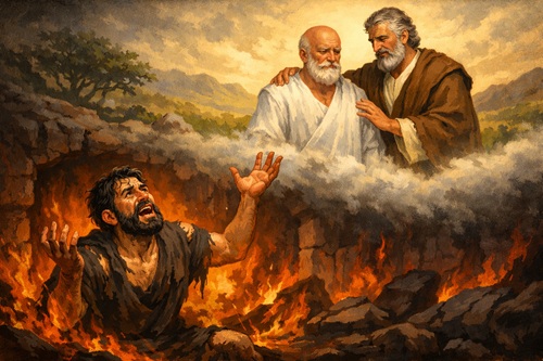 CardenThor's tweet photo. Whether the account of the rich man and poor man in Luke 16 is a parable or history, its message reaches the heart: God is lovingly warning us today. This life is our opportunity to hear Him, trust Him, and respond while His grace is extended. It is the same for our loved ones. https://t.co/zymSZk5VEN