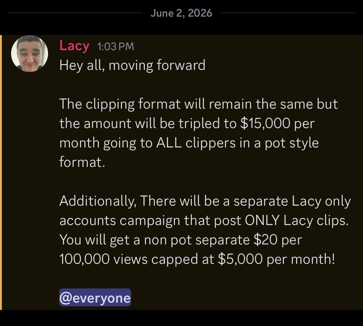 Lacy Reports tweet media
