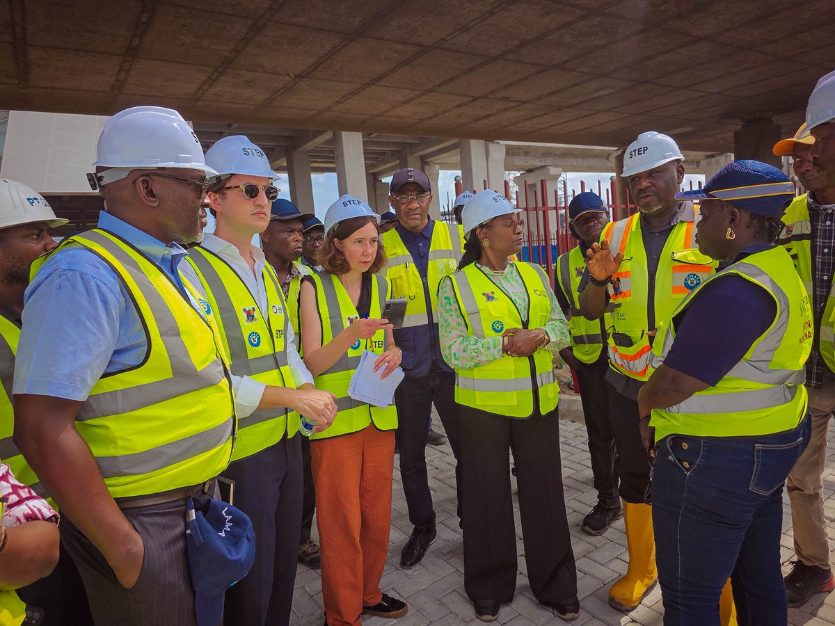 Lamataonline's tweet photo. LAMATA Hosts AFD Delegation for Project Review and Site Tour of Interchange Hubs Project

The Lagos Metropolitan Area Transport Authority (LAMATA) today hosted a high-level review mission team from the French Development Agency (AFD) for a comprehensive review of ongoing transport infrastructure projects jointly funded by the Lagos State Government and the agency across the State.

The team, led by AFD Task Team Leader, Anne Chaussavoine and Alexandre Lorot assessed progress of key transport initiatives, including the Marina and Mile 2 Interchange Hubs and the ongoing Quality Bus Corridor (QBC) Project.

The team was received at the LAMATA headquarters by the Managing Director, Engr. (Mrs.) Abimbola Akinajo, who led a detailed project briefing and review session. Following the meeting, the joint team embarked on a site inspection of the Marina Interchange construction project.

When completed, the Marina Interchange Hub will feature a modern transit terminal, dedicated cycling lanes, and pedestrian walkways aimed at promoting non-motorized transportation, improving connectivity, and enhancing urban mobility within the metropolis.

Speaking after the inspection, AFD Task Team Leader, Anne Chaussavoine commended the progress made on the project despite earlier challenges encountered along the shoreline section of the construction works. She observed that the pedestrian walkways linking Marina are approaching completion and expressed confidence that the main transit buildings would be substantially advanced before her next official visit.

The visit underscores the strong partnership between LAMATA and AFD in delivering sustainable, integrated, and efficient transportation infrastructure that supports Lagos State's vision for a modern and accessible urban transit system.