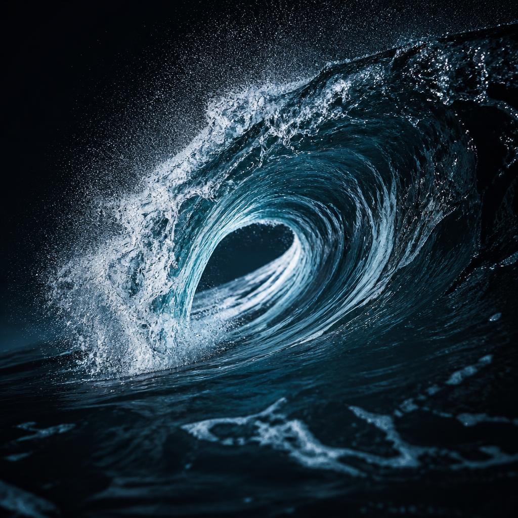 surfreportbr's tweet photo. Na escuridão da noite, a onda revela sua verdadeira essência. Sem surfistas, sem plateia, apenas a força pura do oceano moldando um tubo perfeito por alguns segundos antes de desaparecer novamente no infinito. 🌊🌙✨

#Surf #PerfectWave #Barrel #Wave #Ocean #SurfLife #WaveHunter #OceanLovers #BlueWater #SurfCulture #Tube #NightOcean #SeaAndSky #Natureza #Mar #OndasPerfeitas #SurfPhotography #WaveArt #AlohaSpirit #OceanMagic #SurfReport #DreamWave #PowerOfNature #OceanEnergy #WaterPhotography #SeaLife #EndlessBlue #GoodVibes #WaveOfTheDay #SurfForever