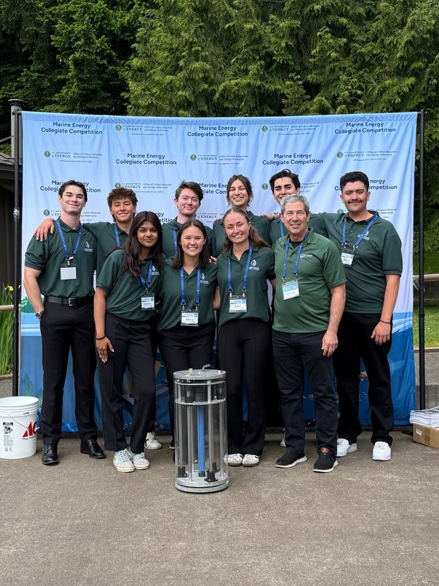PolyEngineering's tweet photo. A Cal Poly team earned third place overall at the 2026 Marine Energy Collegiate Competition, a U.S. Department of Energy challenge.

Students developed solutions for marine energy applications, an emerging field focused on the world's largest untapped energy resource. https://t.co/hTcKcpmjQb