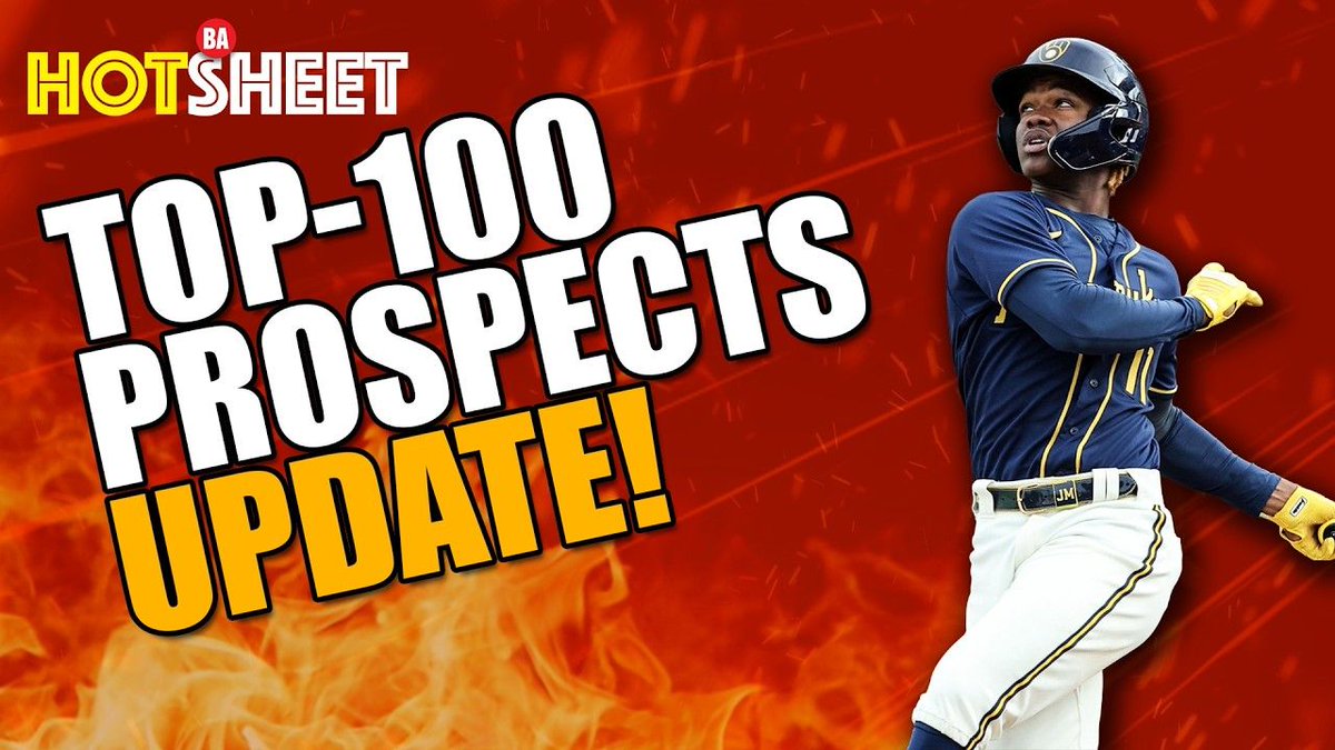 BaseballAmerica's tweet photo. Top 100 update coming TOMORROW. 

Let's chat about it ⬇️ 

https://t.co/4oGOs8yHno https://t.co/CHrP0fNcxU