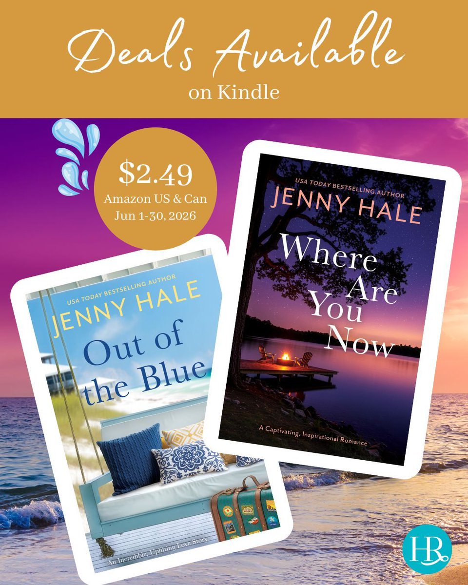 HarpethRoad's tweet photo. Jackpot!! 🂦💰

We're dealing up a winning hand with discounts on Out of the Blue and Where Are You Now by @jhaleauthor! Grab the eBooks on your Kindle in the US and Canada for $2.49 before June 30th, 2026!  

Shop now: https://t.co/athXaTdbte
Shop now: https://t.co/6uJNXpp9VS https://t.co/TvVcAas0qk