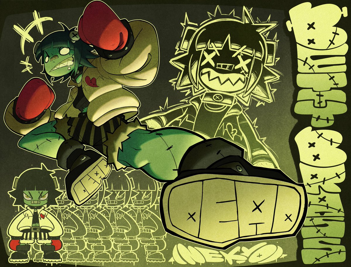 YO_NEKYO's tweet photo. Stomped DEAD 💢 https://t.co/k8Dx9Whnzw