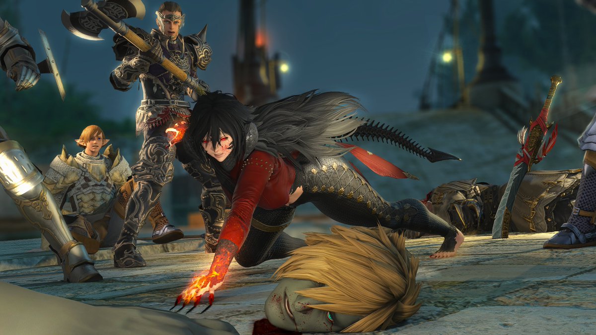 Soft_Chacha_XIV's tweet photo. Tonight... She hunts.
---        
| #EorzeaPhotos | #ffxivsnaps | #ffxivgpose I #GPOSERS I #ff14 | #ffxivscreenshots I https://t.co/ryG6R5YEgn