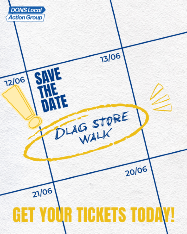 DonsLocalAction's tweet photo. 11 days till our Store Walk! Get your tickets here https://t.co/T8c1GbuJ17 💙💛 https://t.co/w2Uxu9Wa2e
