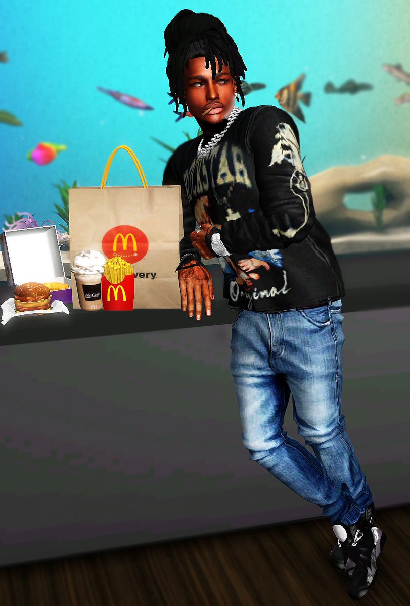 Sirhxncho's tweet photo. Had To Cop Me A Tabby Meal. 🍔⭐️ https://t.co/qOySYeDtKf