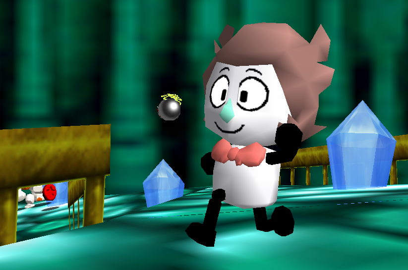 VioletSM64's tweet photo. I turned @saltydkdan into a Low Poly Model, now you have to go save the princess, good luck Salty!

#SM64 https://t.co/OvsU7PNUcn