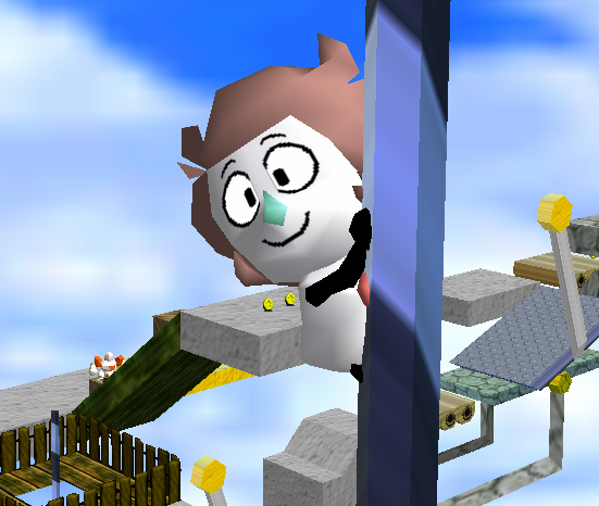 VioletSM64's tweet photo. I turned @saltydkdan into a Low Poly Model, now you have to go save the princess, good luck Salty!

#SM64 https://t.co/OvsU7PNUcn