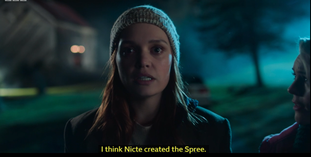 annintheuk's tweet photo. Quinn gave Tally the missing pieces of the puzzle to work this out.  Nicte created the Spree.  Episode 2.06 My 3 Dads. #MotherlandFortSalem #MFSRewatch https://t.co/5cbo0bgdA7