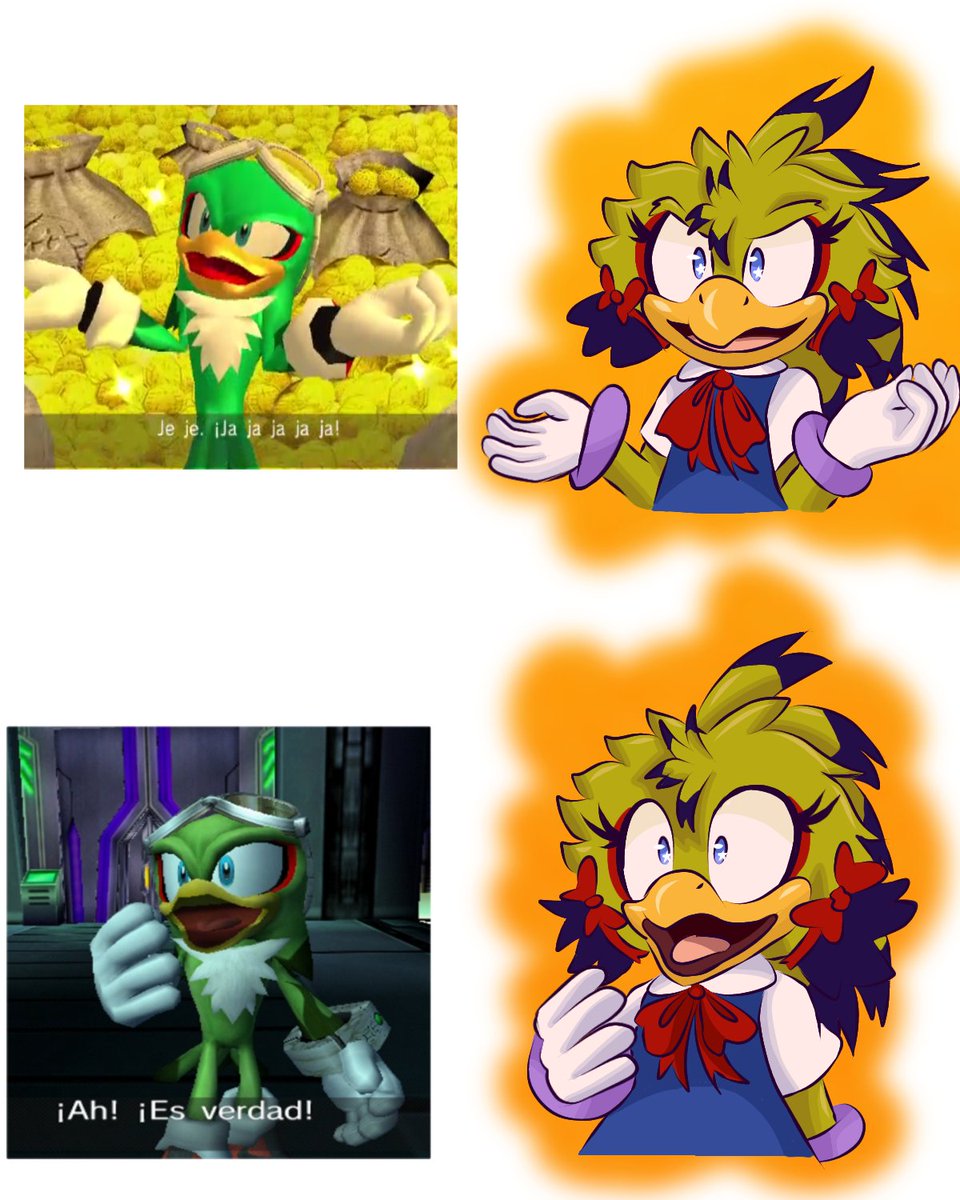 Stolen_peacock's tweet photo. Astra is identical to her father; she's the spitting image of Jet.
#SonicTheHedgehog #jetave #fankid
#JetTheHawk https://t.co/zEJESglmQs