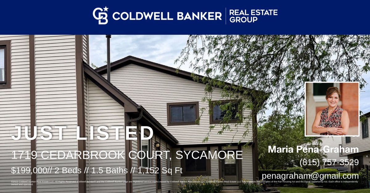 penagraham's tweet photo. Just Listed by Justin Hibshman! New property at 1719 Cedarbrook Court in Sycamore, listed by my colleague at Coldwell Banker Real Estate Group. I can share details, connect you with the team, or schedule a private tour — message ... https://t.co/e9xGCRKrHL https://t.co/7OlhLmB9OL
