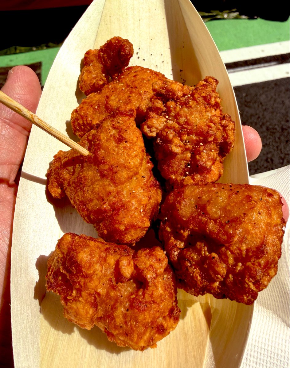guttergourmet's tweet photo. Japan Fes: Yakitori Tetsu-eel, lamb &amp; pork; C Bao-shrimp tempura 🍤; Karaage Kun-fried chicken; Katsu Sando-tonkatsu sandwich https://t.co/Nr41hsA27y