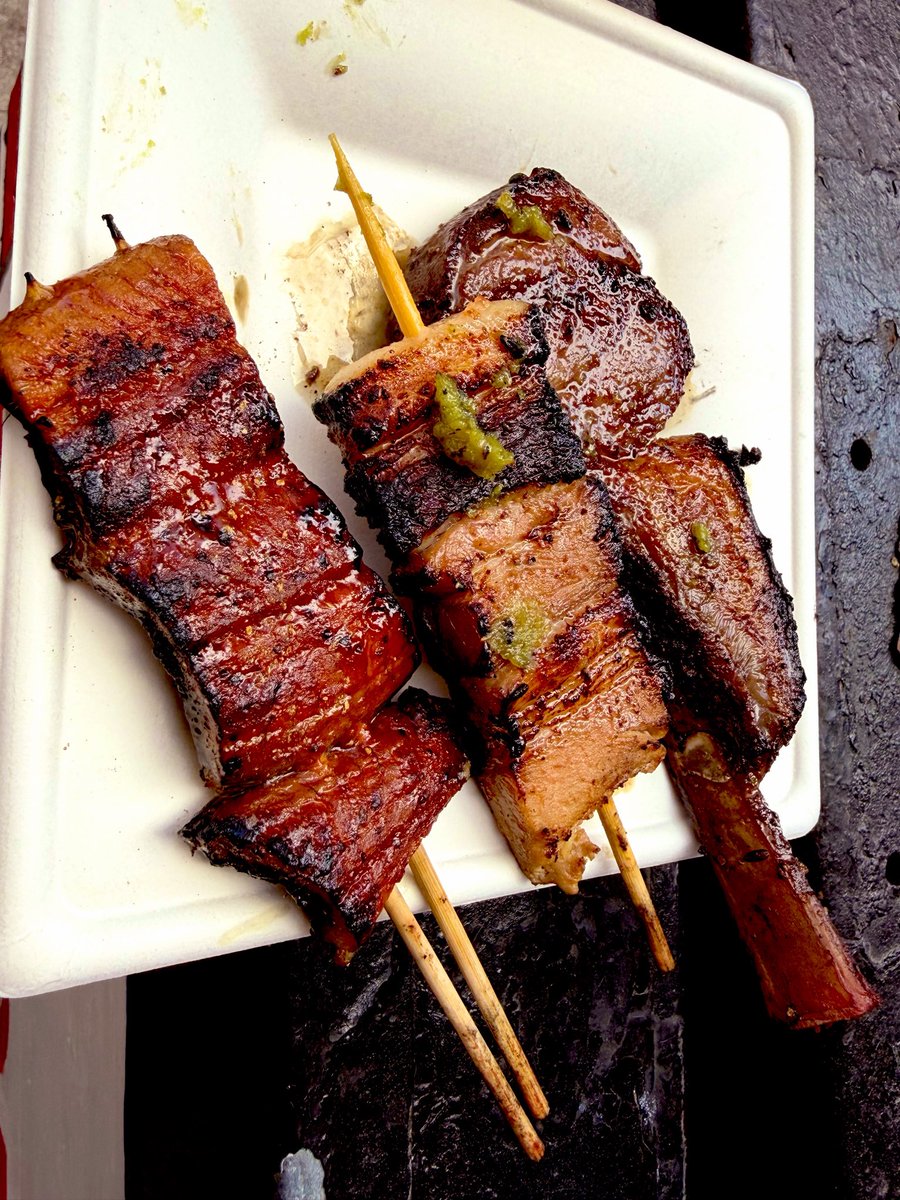 guttergourmet's tweet photo. Japan Fes: Yakitori Tetsu-eel, lamb &amp; pork; C Bao-shrimp tempura 🍤; Karaage Kun-fried chicken; Katsu Sando-tonkatsu sandwich https://t.co/Nr41hsA27y