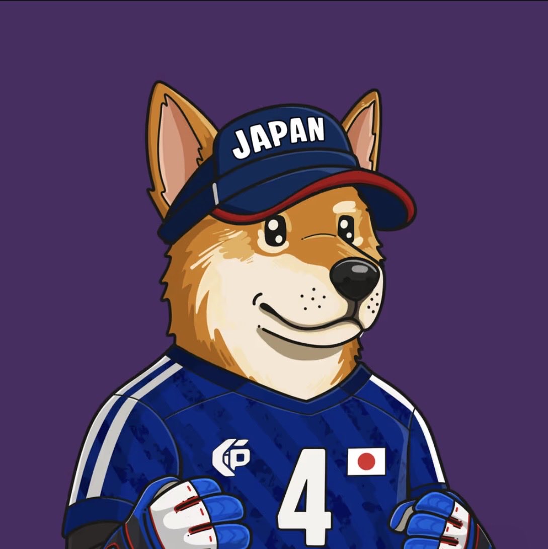 ClutchMarkets's tweet photo. Pup Cup NFTs reveal National Team have revealed and the World Cup is less than 10 days away!

Today we are teasing the Japan Goalkeeper Pup. 🇯🇵

Goalkeepers earn rewards for clean sheets during the World Cup.

In our World Cup prediction market, if you stake this card and Japan keeps a clean sheet, you win big.

Pick up a Pup Cup NFT via OpenSea or using the $PUPCUP token on Ethereum Mainnet and Base.